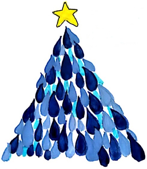 Blue Christmas Tree